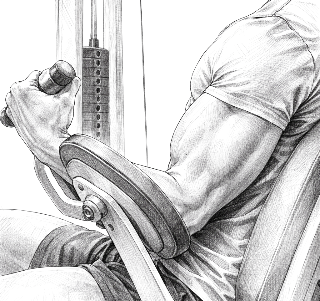 Skizze: Muskeltraining